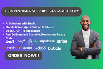 develop custom ai mvps with replit, supabase, and stripe integration