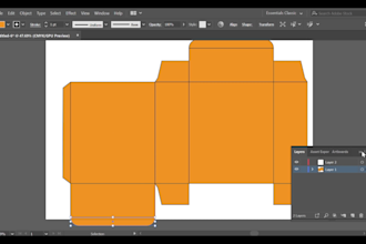 do packaging box design , label design for your product