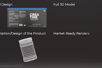 make professional 3d mockup and renders of your product