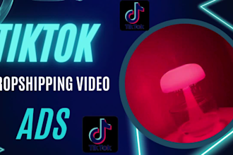 create viral tik tok video ads, ugc ads, and dropshipping video ads with hook