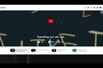 create a professional artist website design with wordpress for music promotion