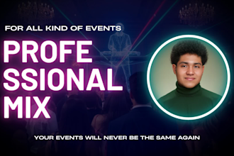 professionally edit, cut, and mix songs for your event