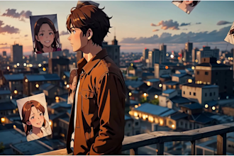 2d animation, anime animation, anime music video,2d  loop animation,2d lofi art