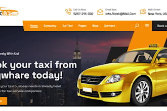 taxi booking website design limousine website taxi booking website chauffeur wix