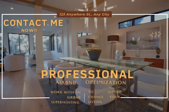 write a professional custom airbnb listing description