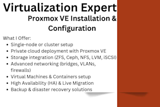 proxmox installation and configuration expert