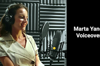 record a professional spanish female voiceover