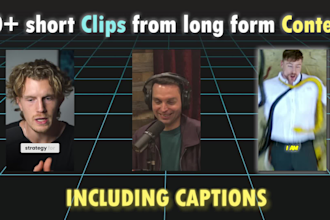 create clips for tiktok, reels and shorts