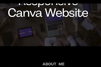 design responsive canva website figma website canva code business website mockup