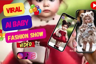 create epic viral ai baby fashion show videos adorable fusion videos