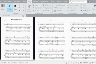 create a professional transcription of any audio to sheet music