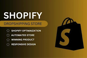 design 6 figure ai automated shopify online store website dynamic functionality