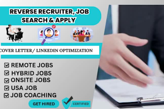 search and apply jobs remote job, reverse recruiter, job application, job search