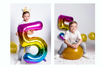 do a studio shoot with mom model and kid for your product