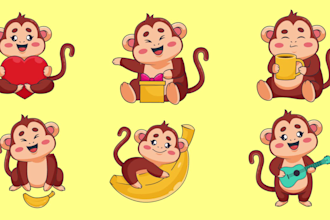 design custom attractive telegram animated stickers and emojis