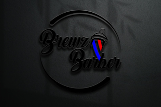do creative vintage, barber, salon, shop and barbershop logo