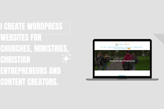 create wordpress sites as a christian web designer
