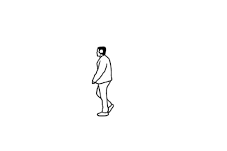 make a 2d animated rotoscoping video, frame by frame