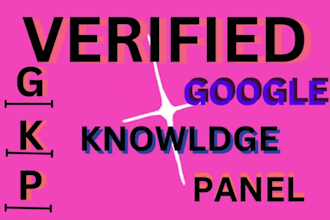 create goog le knowledge panel, knowledgepanel, google graph for any category