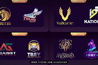 design minimalist logo for gaming company and team esports