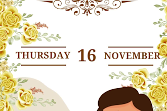 attractive invitation video, party, birthday, wedding