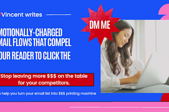 craft compelling email flows that will increase your CTR