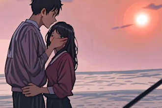 create 2d music video hand drawn lyrics video 2d animation