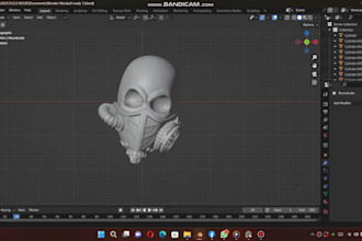 sculpt 3d printable cosplay mask 3d mask 3d helmet cosplay mask oni mask stl fbx