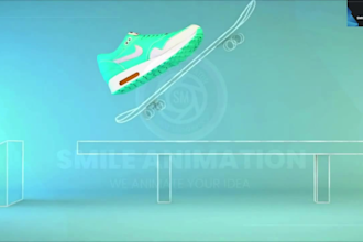 create photorealistic 3d shoe animation 3d sneaker design 3d shoe model