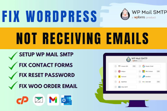 fix wordpress email issues, smooth delivery for contact form 7, password resets
