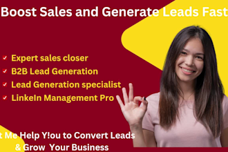 be your sales closer sales lead generator and linkedin marketing manager