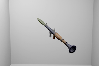 create low poly game ready weapons for your project