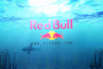 make this elegant underwater splash logo