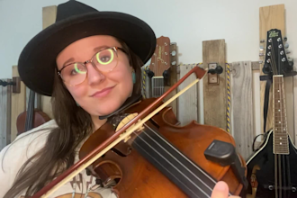 record professional fiddle tracks in my home studio