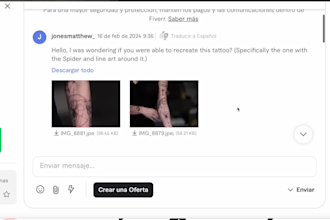 recreate and vectorize a tattoo from a pixelated photo