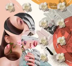 create a mixed media or collage style 2d animated ad or commercial