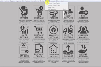 develop pos software for manage business details