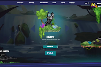 create nft minting website and game