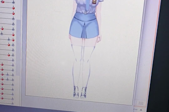 make parts and rig live 2d model