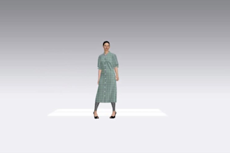 make any 2d pattern with 3d design and rendering