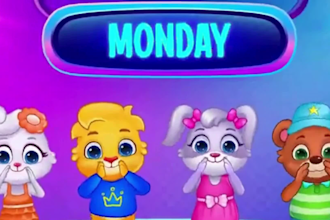 produce 3d animation, fast learning kids educational videos for youtube in 24hrs