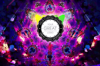 create a unique psychedelic music video with spectrum in 24h