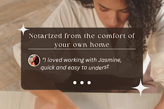be your online notary to notarize your documents