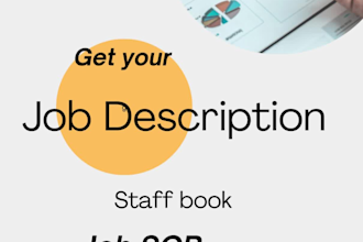 create job descriptions staff handbook and job sop