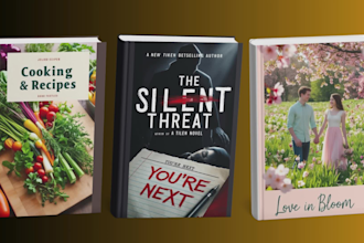 do professional e book cover, paperback, journal and amazon kdp cover design