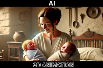 make viral history ai bible story ai animation for youtube veo 3