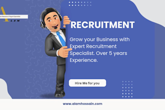 provide recruitment consulting,  candidate sourcing freelance recruiter