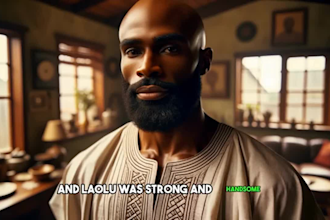 create stunning ai animation for african folktales and short