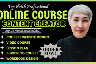 create course content course curriculum training course online course creation