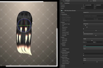 design custom vrchat outfit, vrchat weapon, asset, booth avatar, and hair style